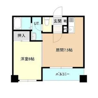 メゾンド琴似【1階】の間取り