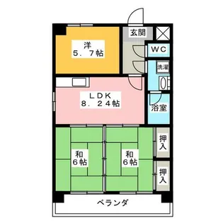 サンラークいとう【3階】の間取り