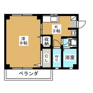 エクセル塚本【2階】の間取り