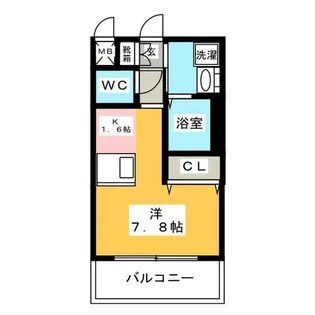 プレサンス鶴舞駅前ブリリアント【11階】の間取り