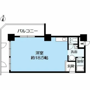 花隈ダイヤハイツ【214号室】の間取り