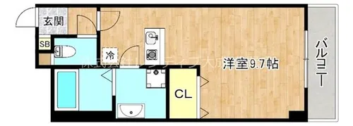 ラグタイム平野【6階】の間取り