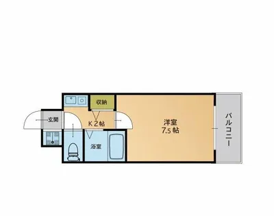 ヴェルジュ平尾【4階】の間取り