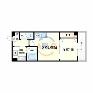 TERRA山之内Ⅱ【4階】の間取り