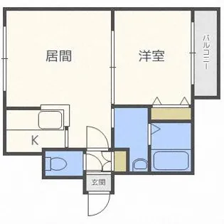 エクセレント壱番館【212号室】の間取り