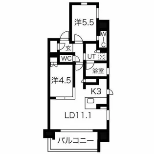 ローレルアイ名駅東【14階】の間取り