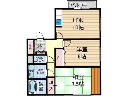 レオコート【2階】の間取り