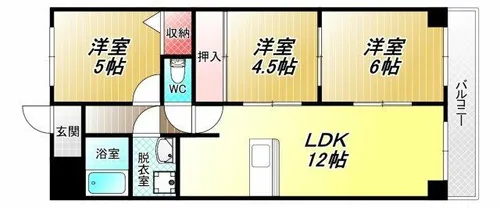 ルモンドオサカベ【2階】の間取り