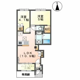 ルシェロ【1階】の間取り