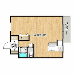エルパラッツォ京橋【3階】の間取り