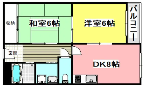 センチュリー三島【1階】の間取り