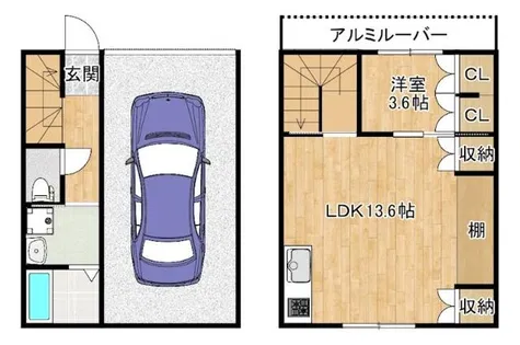 RENATUS PREMIO【GF号室】の間取り