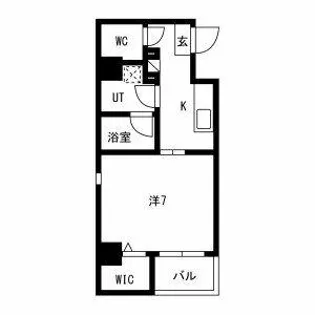 グランテラス熱田【2A号室】の間取り