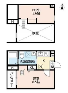 AQUA源兵衛町【1階】の間取り