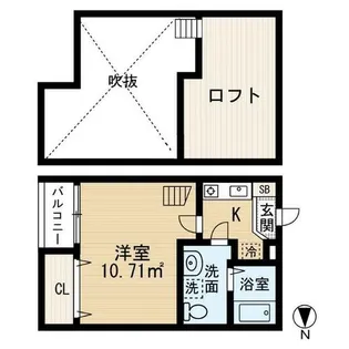 アーバンプレイス【2階】の間取り