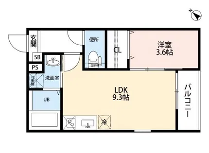 コンフォルテ烏森【2階】の間取り