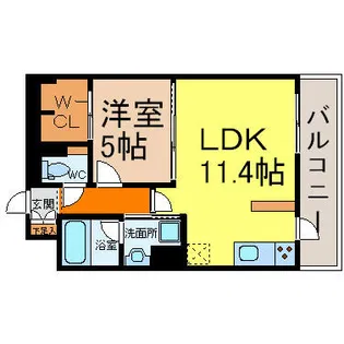サリジェール瑞穂【1階】の間取り