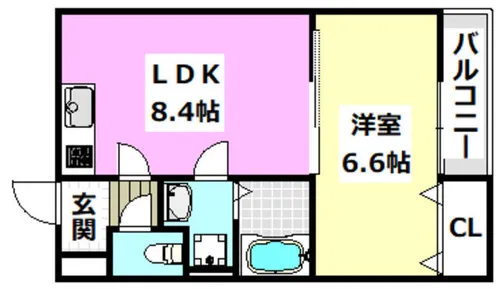 ACT正雀【2階】の間取り