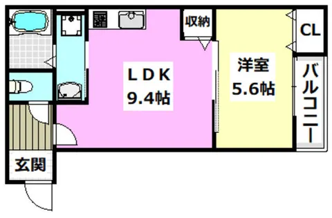 ACT正雀【3階】の間取り