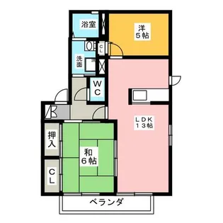 ソレイユm【2階】の間取り