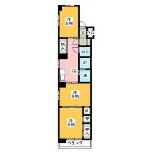 右近第1ビル【4階】の間取り