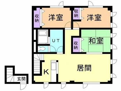 辻ビル【2FB号室】の間取り