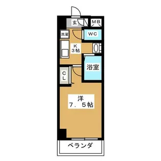 ニーズメゾン新栄【6階】の間取り