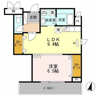 Perla【3階】の間取り