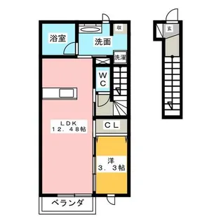 ファイン・マツバラ【2階】の間取り