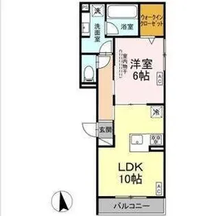 シャンリージュ【2階】の間取り