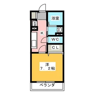 カーサ・トレス【1階】の間取り