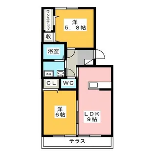 萌樹館【2階】の間取り