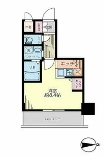 プロシード大阪城南【2階】の間取り