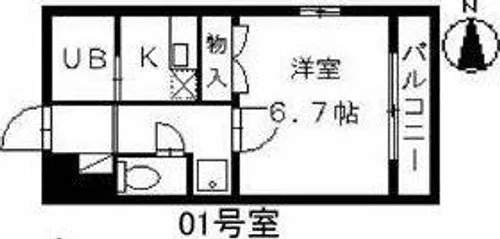 メゾン・アソシエ【4階】の間取り