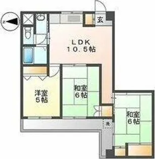 LOE 港北【3階】の間取り
