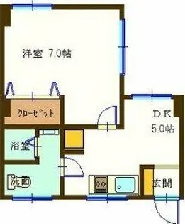 スタービル【6階】の間取り