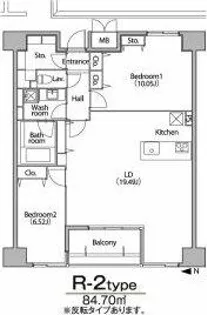 グラン・アベニュー栄【9階】の間取り
