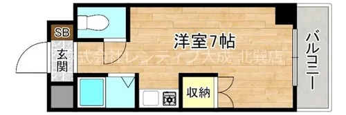 メゾン新今里【6階】の間取り