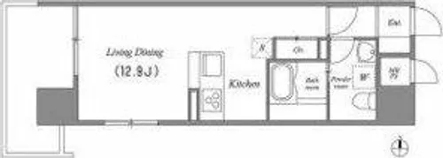 Gramercy Shirakawa Koen【6階】の間取り
