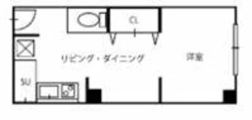 ハイツフルネス【4階】の間取り