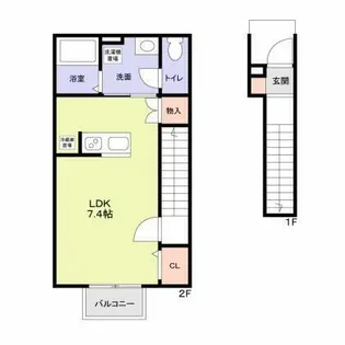 おじゃねっと【2階】の間取り