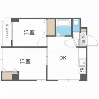 プランドール照ヶ丘【3階】の間取り