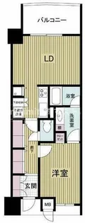ノステルコート夕陽丘【6階】の間取り