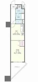 アプライズ西長堀【6階】の間取り