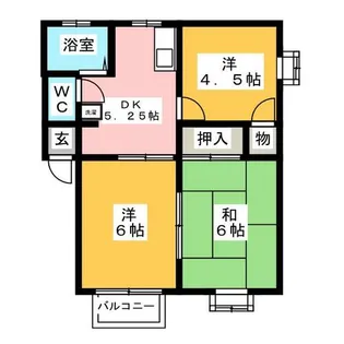 エクセルグリーン【2階】の間取り