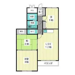 第一冨久屋マンション(ダイイチフクヤマンション)【4階】の間取り