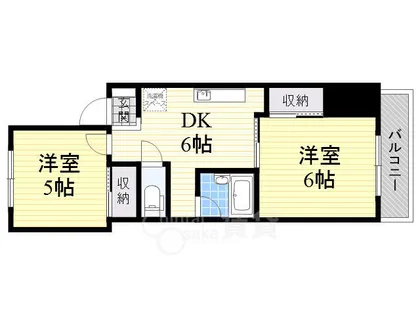 ヒダマンション【3階】の間取り