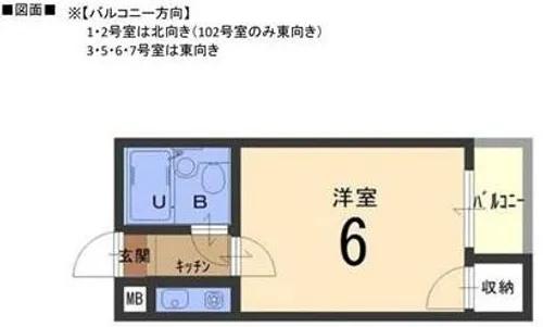 ヴィレッジヒル【301号室】の間取り
