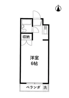 エースハイム一乗寺【2階】の間取り