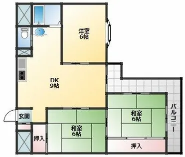 スターパレスしおの【2階】の間取り
